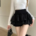 تنورة قصيرة منفوشة بخصر مطاطي — صورة 2