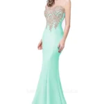 Sweetheart Mermaid Evening Dress with Lace Embroidery — Image 4