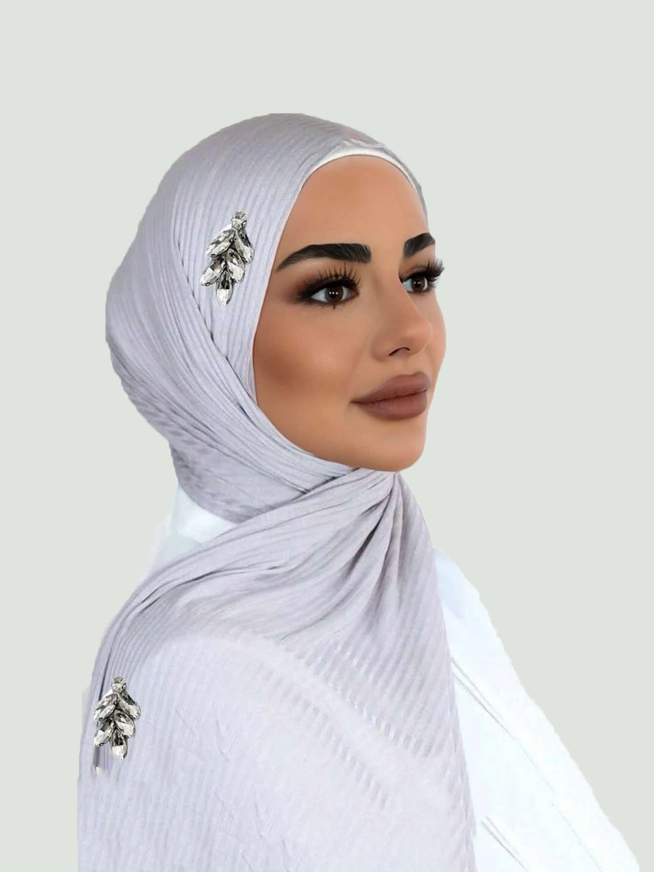 طرحة بأحجار لامعة مضلّعة — صورة 11