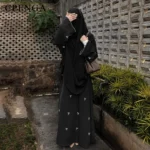 عباية دبي مطرّزة بفراشات — صورة 3