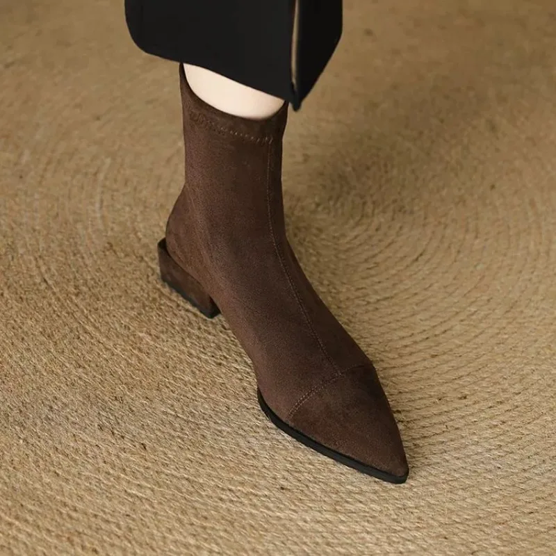 Pointed-Toe Winter Boots