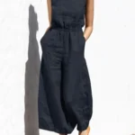 Solid Sleeveless Jumpsuit