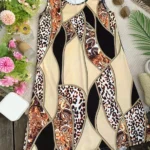 Leopard Print Sleeveless Dress — Image 3