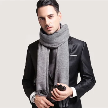 Warm Wool Long Scarf