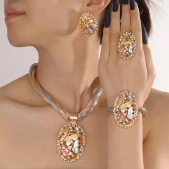Gold-Plated Jewelry Set