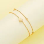 Faux Pearl and Heart Jewelry Set — Image 4