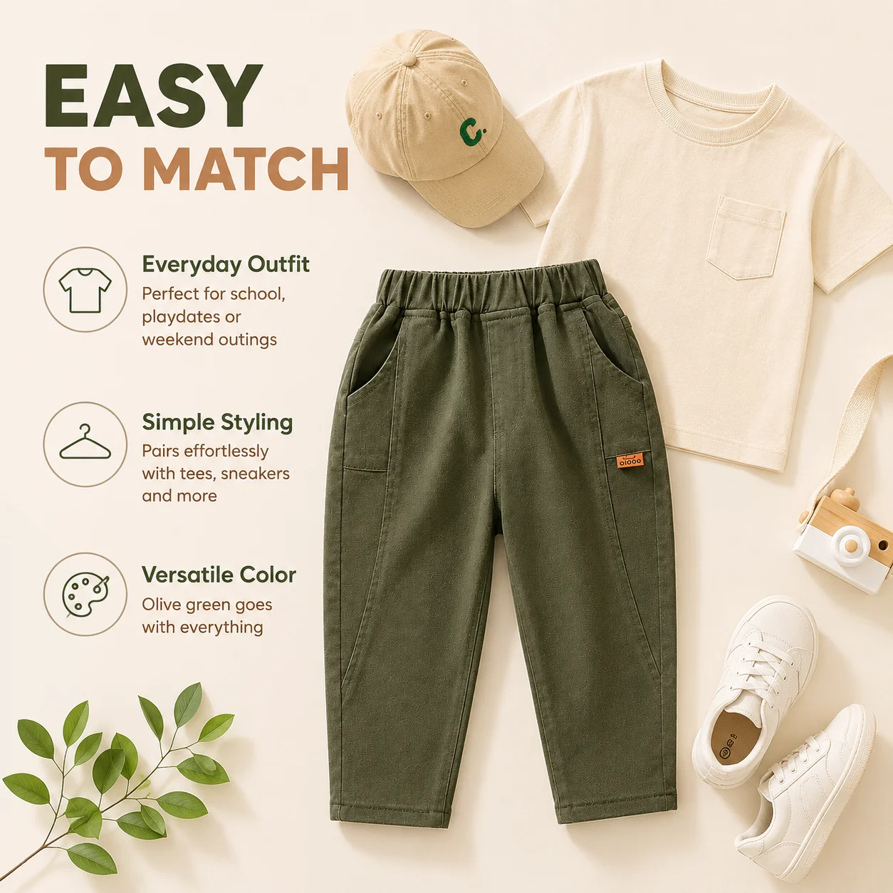 Boys' Cotton Spring Long Pants