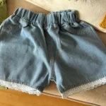 شورت جينز بناتي كوري خفيف — صورة 5