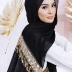شال شيفون بترتر متدلٍ — صورة 2
