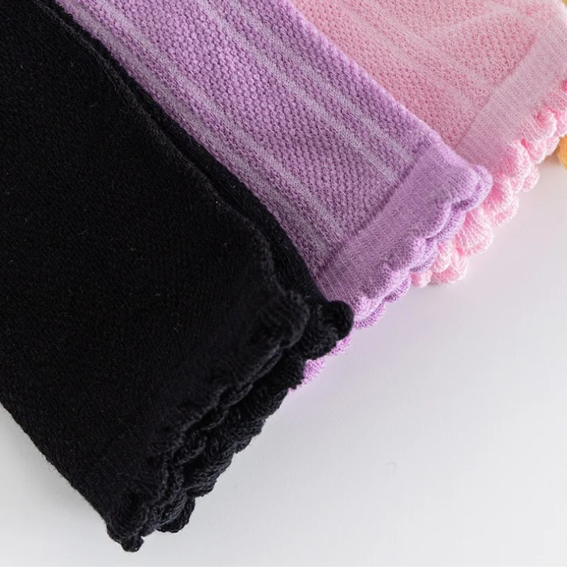 Girls' Long White School Socks