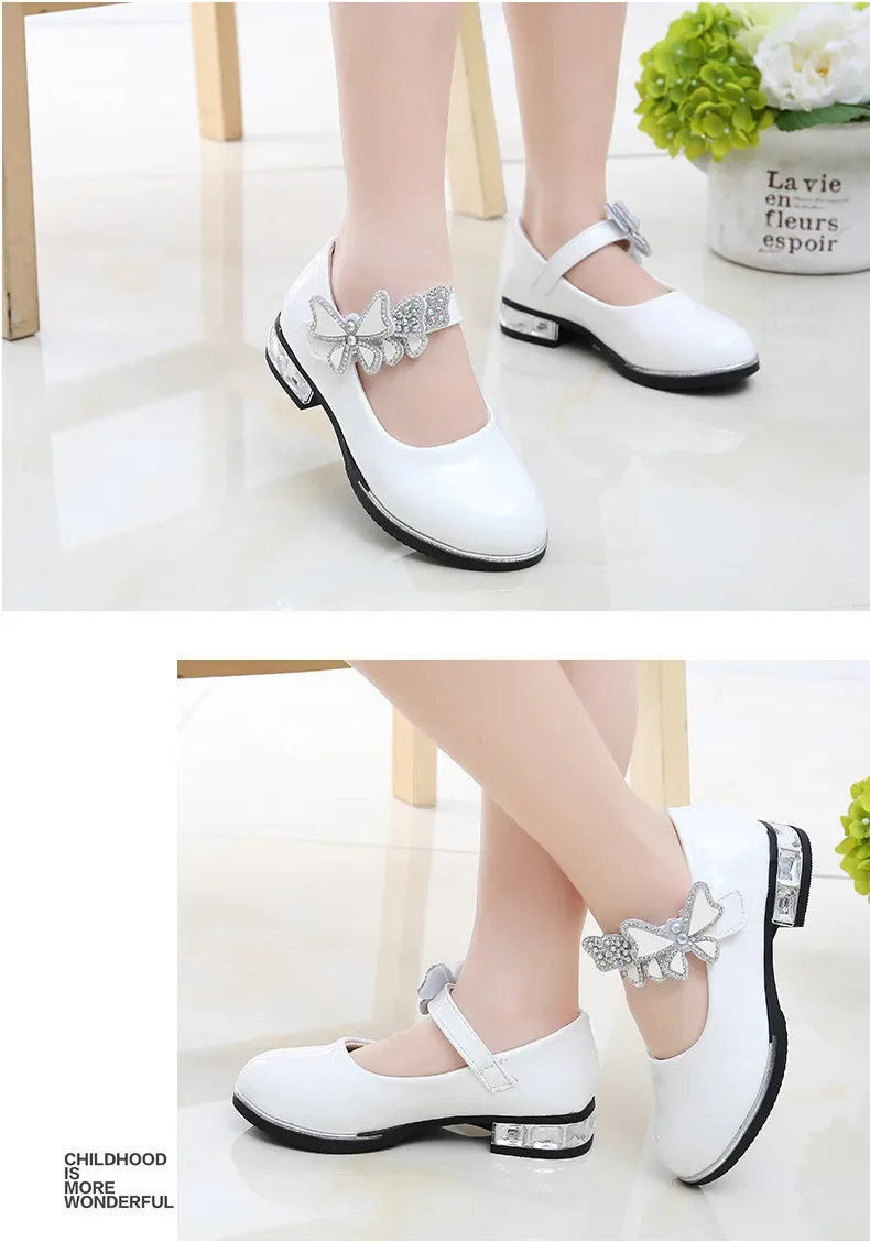 Girls' Leather Party Shoes — Image 16