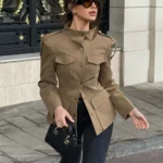 بليزر بأكمام طويلة وجيب — صورة 2