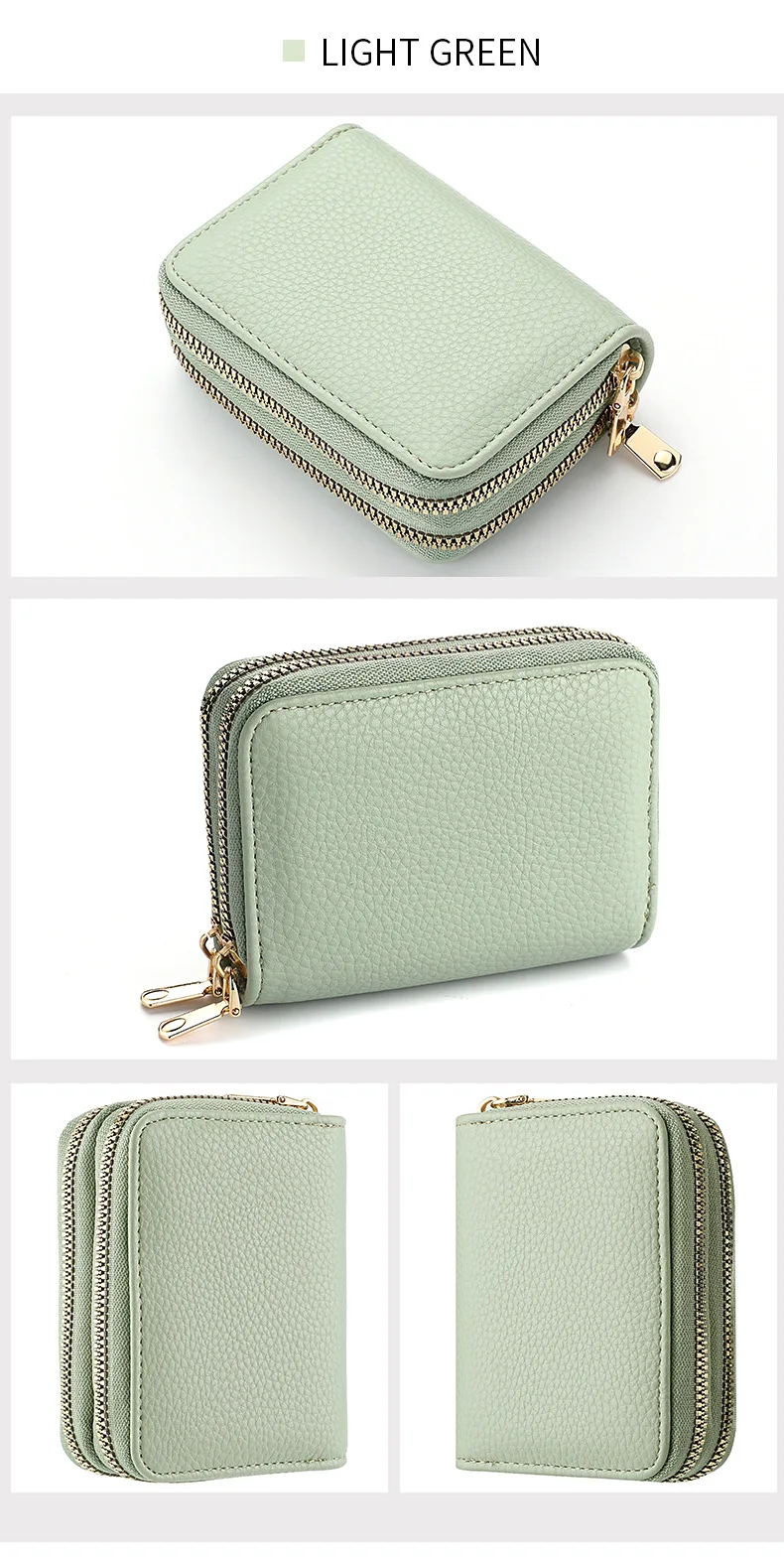 Short Double-Zip Card Wallet — Image 14