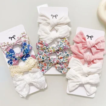 Baby 5-Piece Hair Accessory with Bow