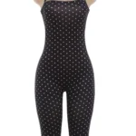 Off-Shoulder Polka Dot Jumpsuit — Image 6