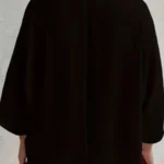 توب فضفاض برقبة V وأكمام طويلة — صورة 4