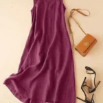Sleeveless Cotton Summer Dress — Image 4