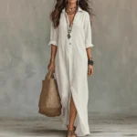 Oversized Long Sleeve Maxi Dress — Image 3