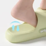 Women's Thick-Sole Slippers with Letter Print — Image 4
