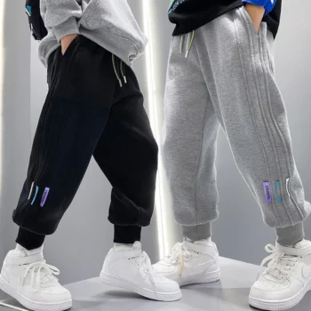 Boys' Loose Striped Long Pants