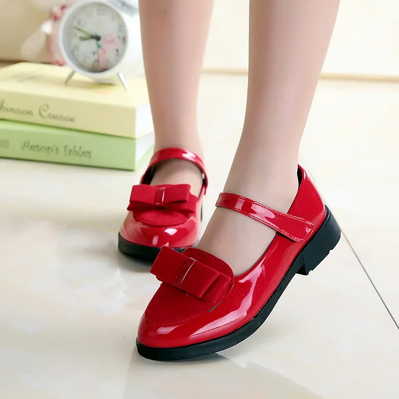 Girls' Flats with Bow