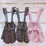 Gothic Plaid Short Skirt — Image 2