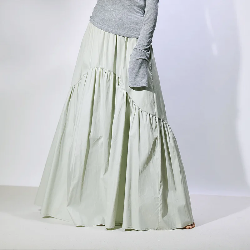 White Cotton Summer Skirt
