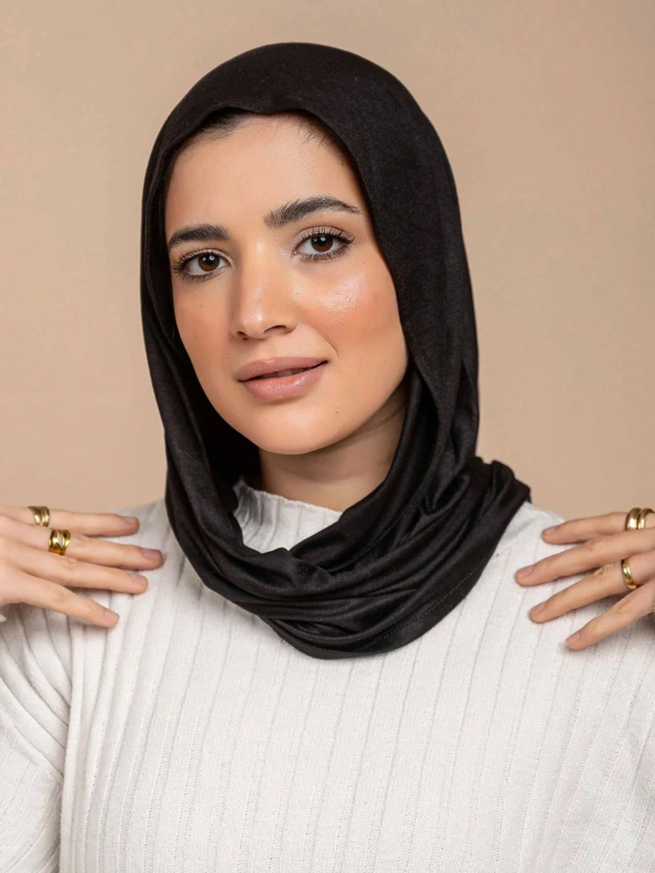 Hijab Underscarf with Criss-Cross Design
