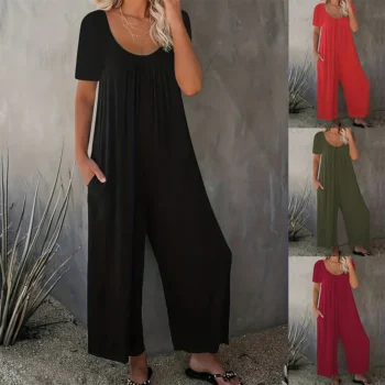 Solid Summer Jumpsuit