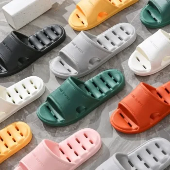 Perforated Soft-Sole Bath Slippers