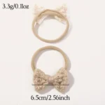 Newborn 4-Piece Embroidered Headband Set — Image 2