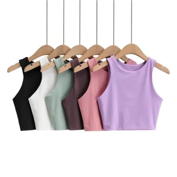 Sleeveless Summer Crop Top