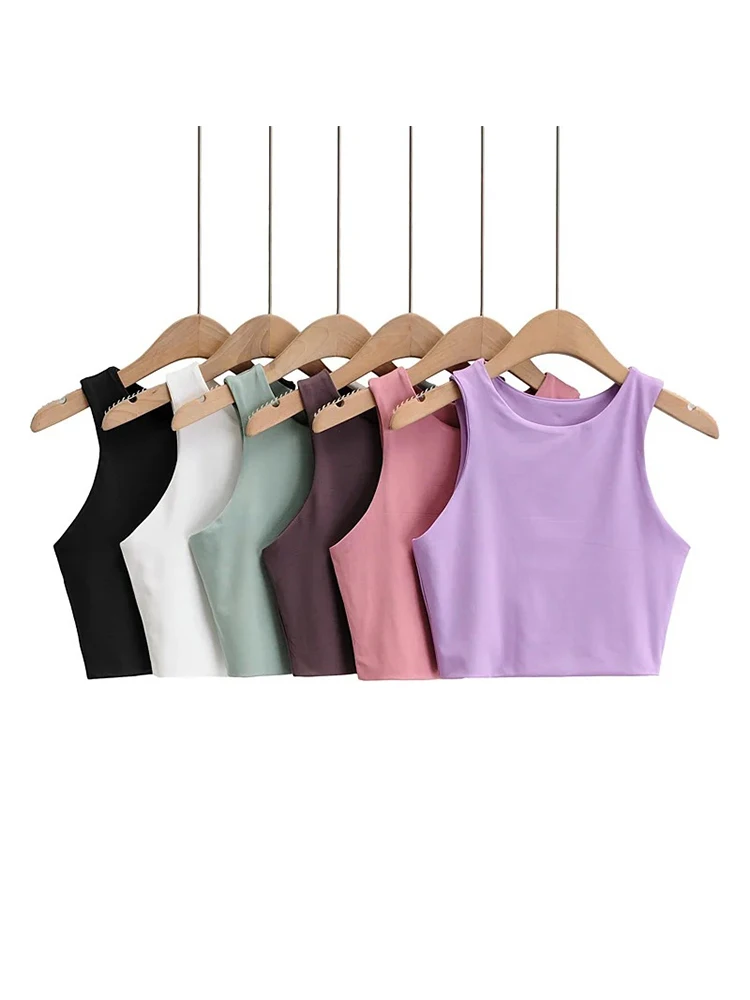 Sleeveless Summer Crop Top