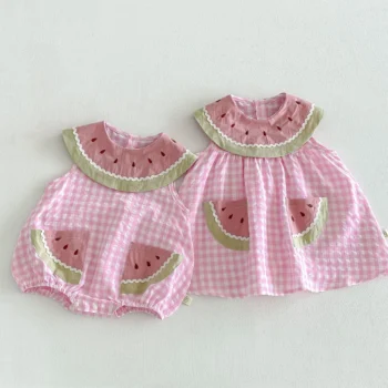 Kids' Plaid Summer Dress