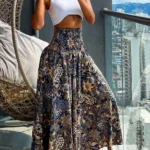 Bohemian Paisley Print Skirt — Image 2