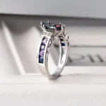 Multicolor Oval Ring — Image 3