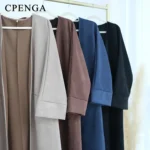 Elegant Long Modest Cardigan — Image 4