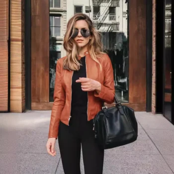 Vintage Leather Autumn Jacket