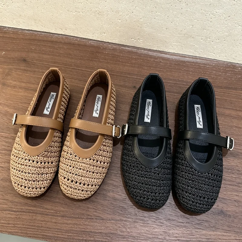 Hollow-Out Summer Flats
