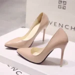 Solid High-Heel Shoes — Image 3