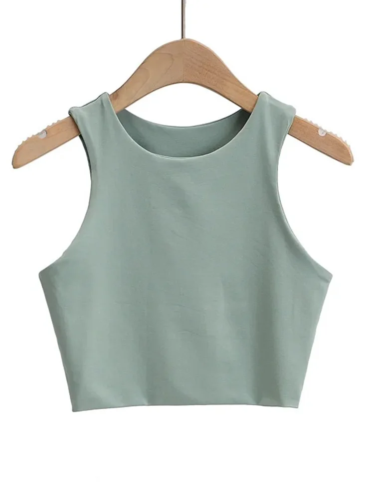 Sleeveless Summer Crop Top