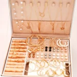 Pearl Earrings and Multi-Layer Necklace Set — Image 2