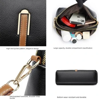 Simple Shell-Shaped Shoulder Bag