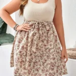 Floral Knit Summer Dress