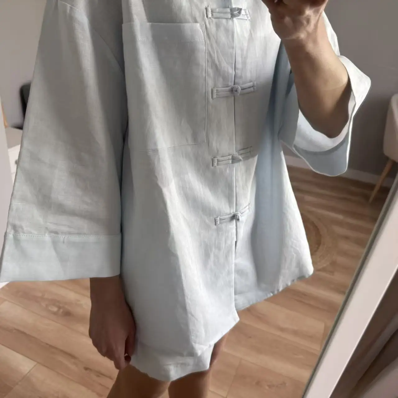 Summer Short Shirt with Buttons