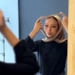 Hijab Underscarf with Criss-Cross Design — Image 3
