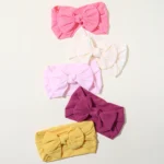 Baby 5-Piece Bow Headband Set — Image 3