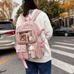 حقيبة ظهر نايلون بجيوب متعددة — صورة 2
