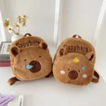 Capybara-Shaped Velvet Bag — Image 3