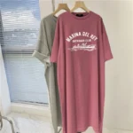 فستان مطبوع واسع حتى مقاس 4XL — صورة 2